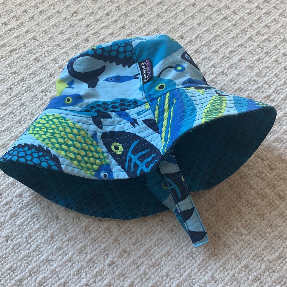Patagonia Baby Sun Bucket Hat Size XXS 0-3M Blue